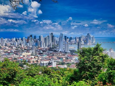 Panama City Panama downtown skyline