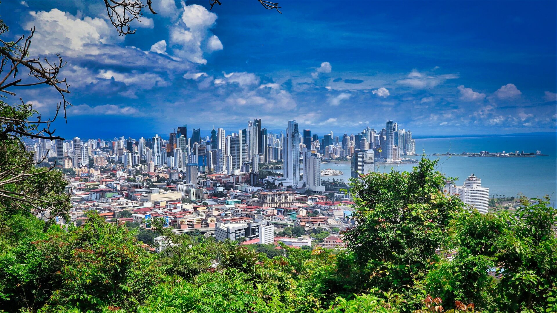 Panama City Panama downtown skyline