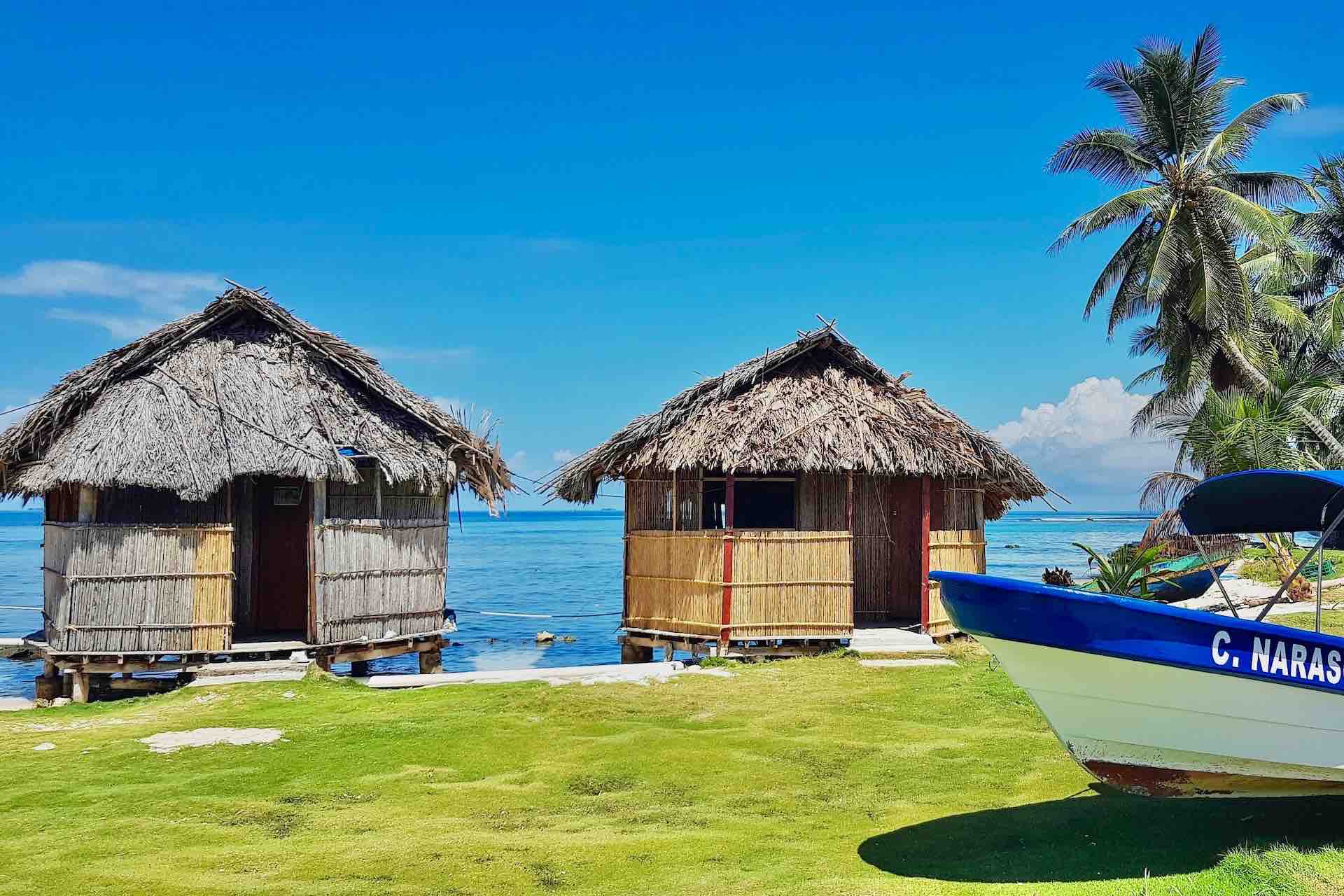 San Blas Isla Narasgandup island cabin thatch hut traditional