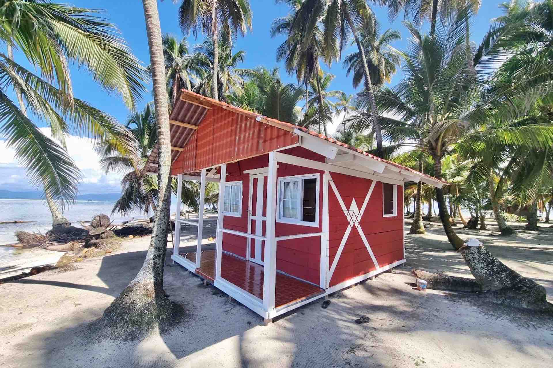 San Blas Yansailadup beach cabin oceanfront
