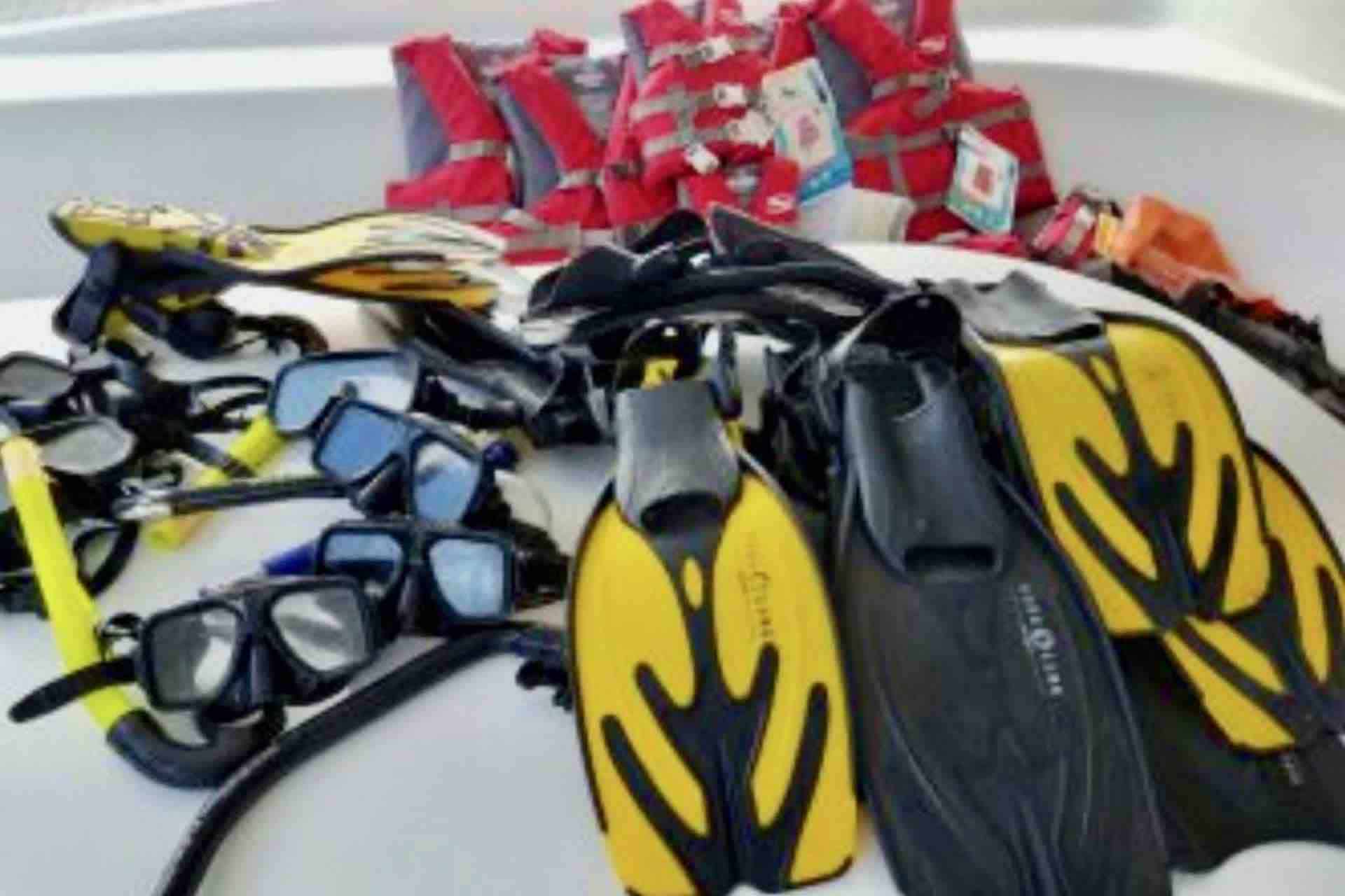 zenith catamaran snorkel gear