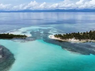 Cayos Holandeses san blas islands drone view of islands 1