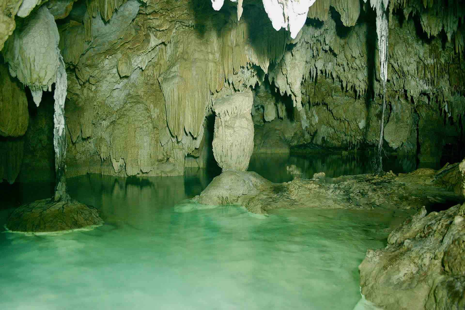 Cenote Riviera Maya sink hole jungle Mexico cave system