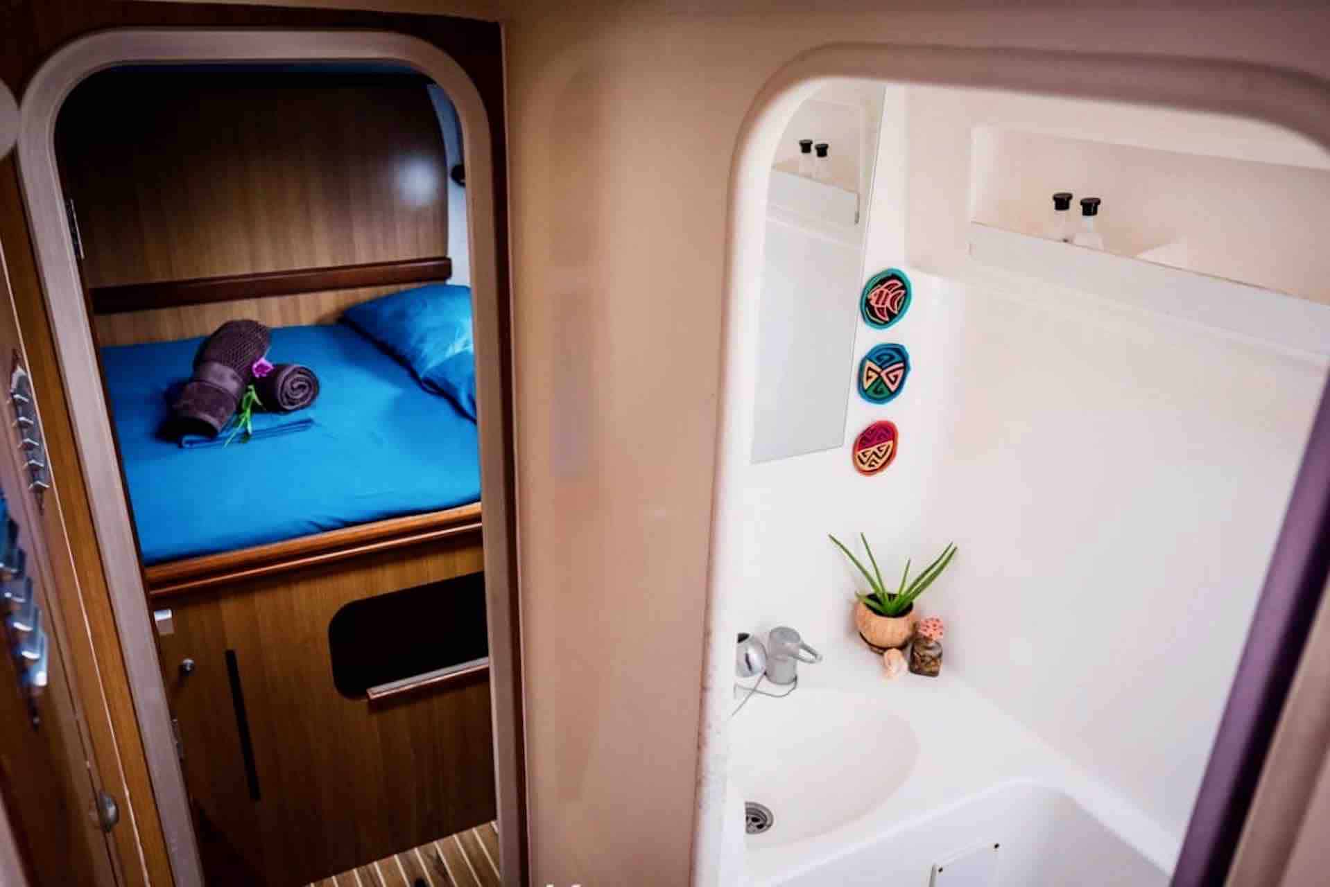 Swala Catamaran Bedroom 1