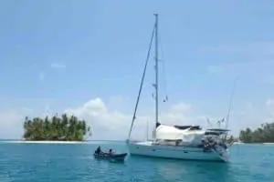 Sailboat in San Blas