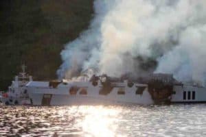 boat burning