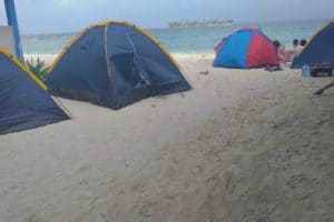 Camping, Shared Bath, Sand Floor