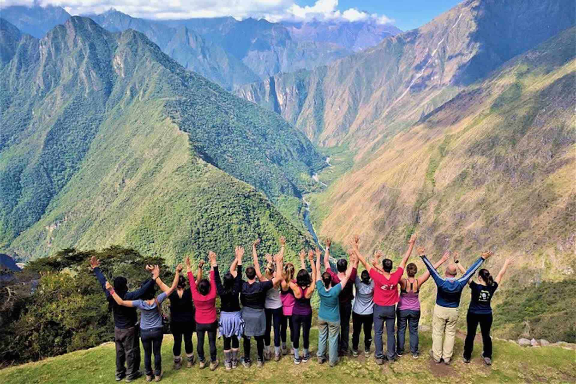 Machu Picchu Inca Trail group photo