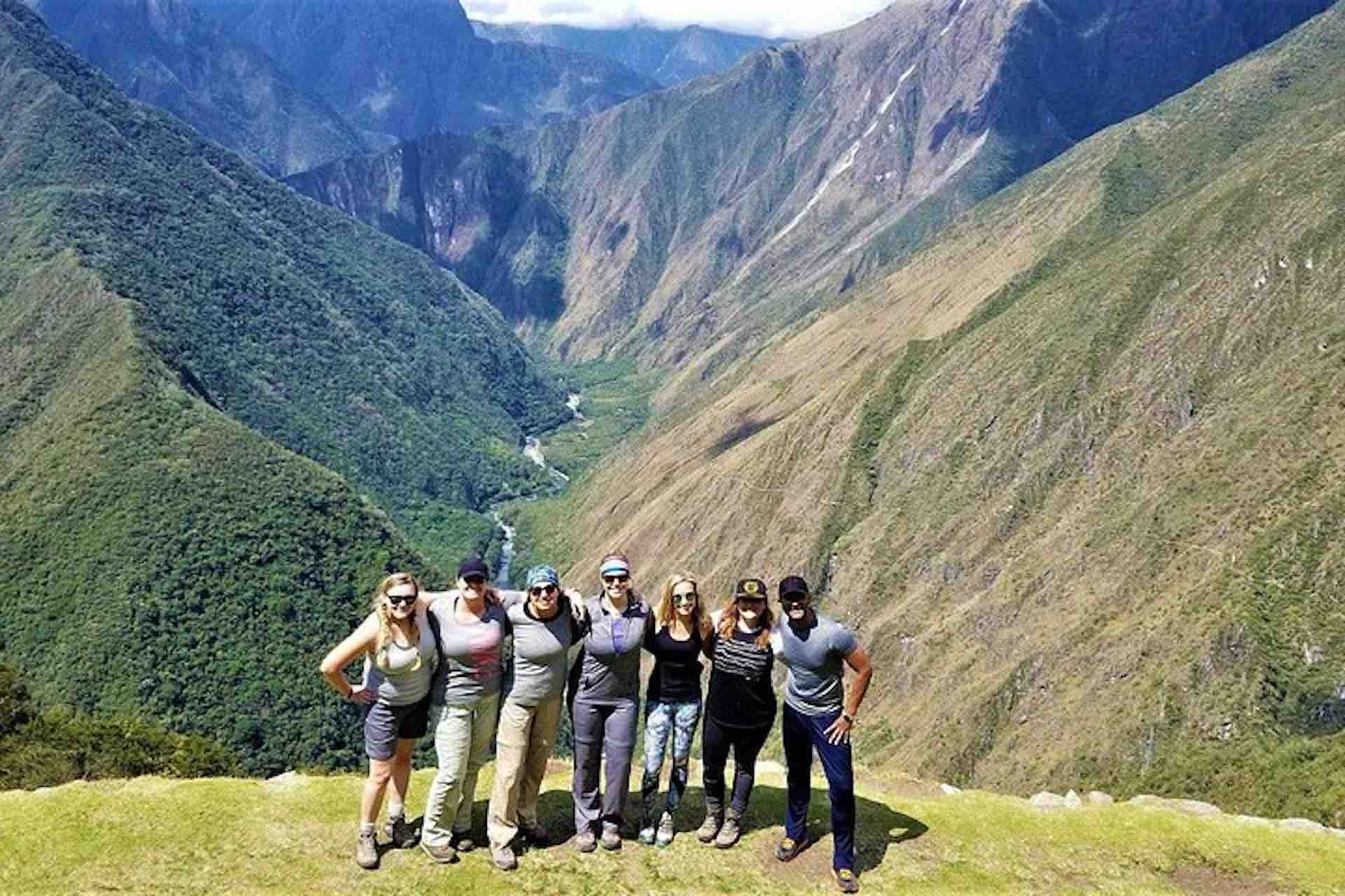 Machu Picchu group photo