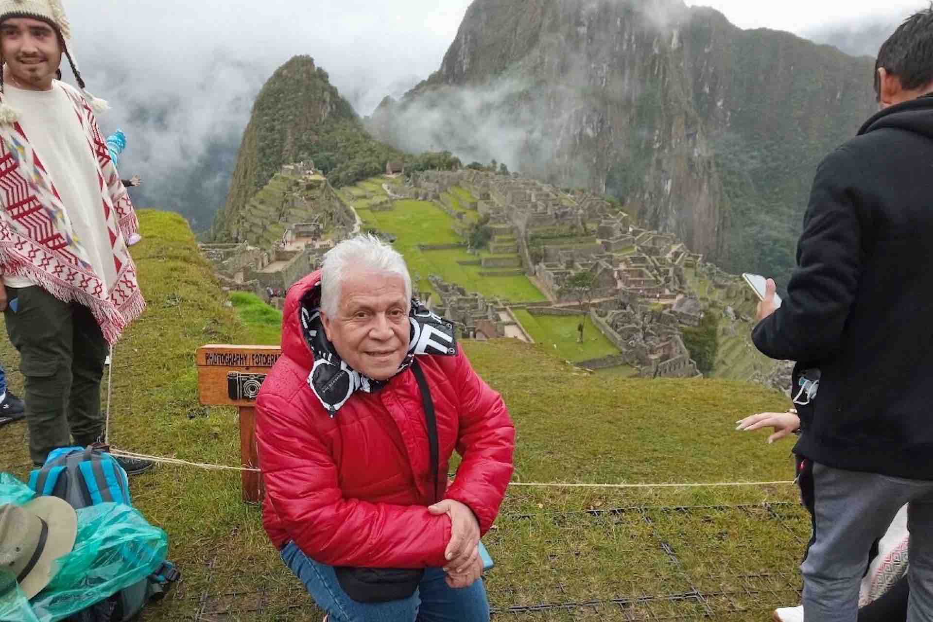 Machu Picchu guests taking photo