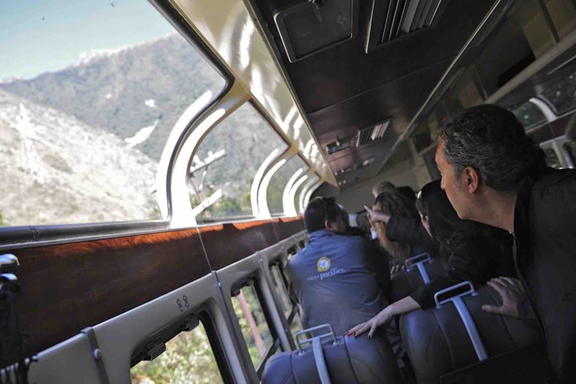 Machu Picchu train guests