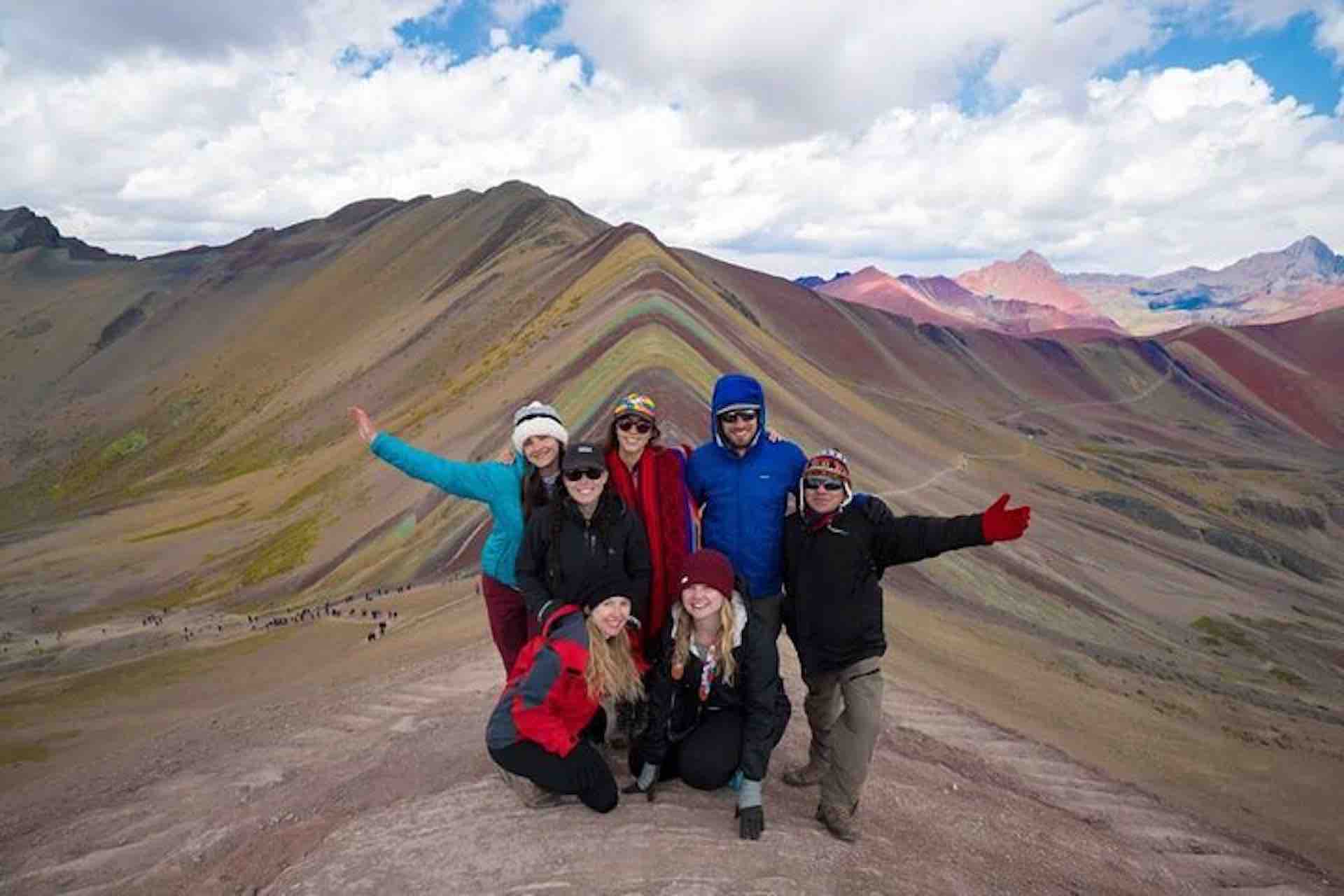 Rainbow Mountain group photo