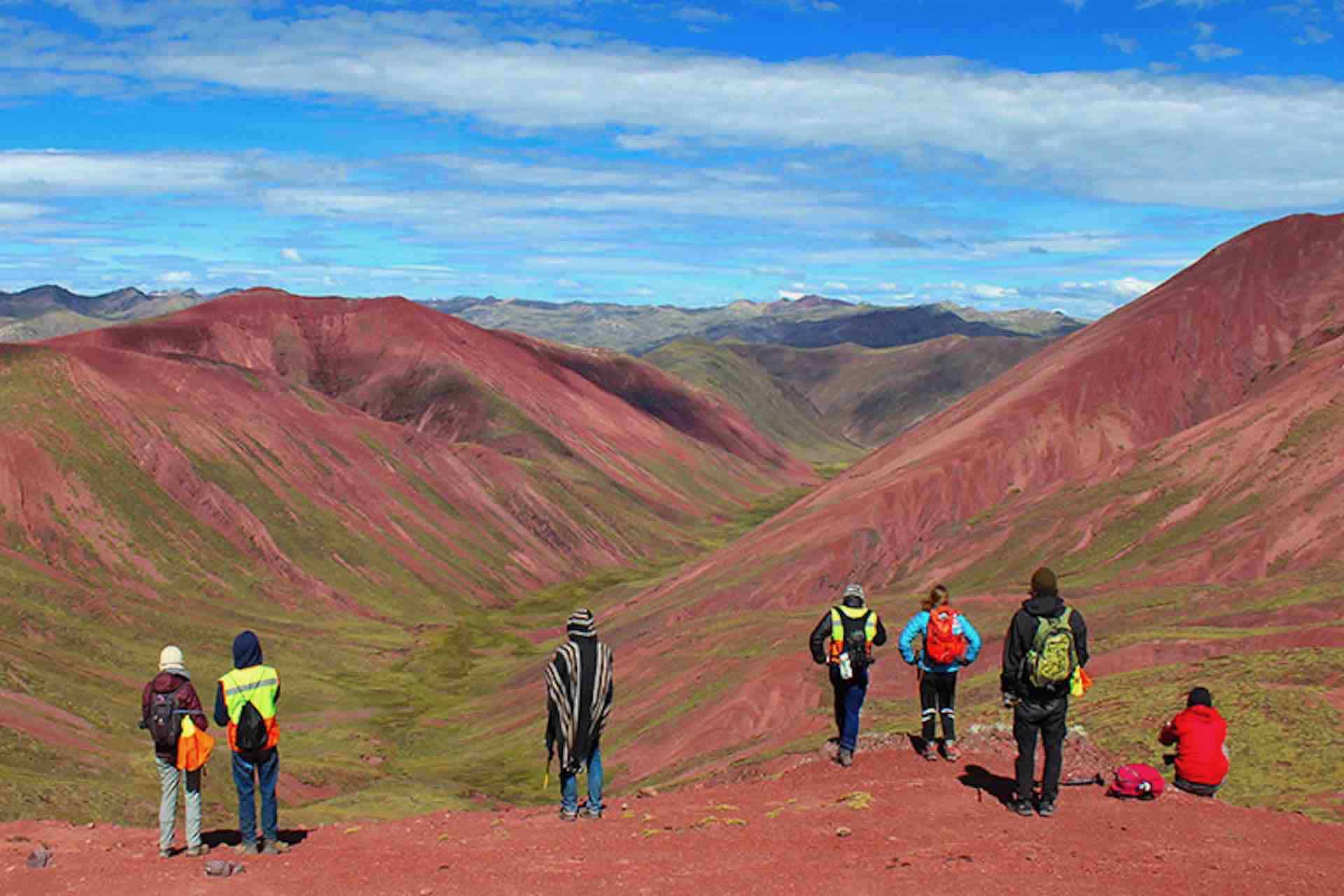rainbow mountain red valley group