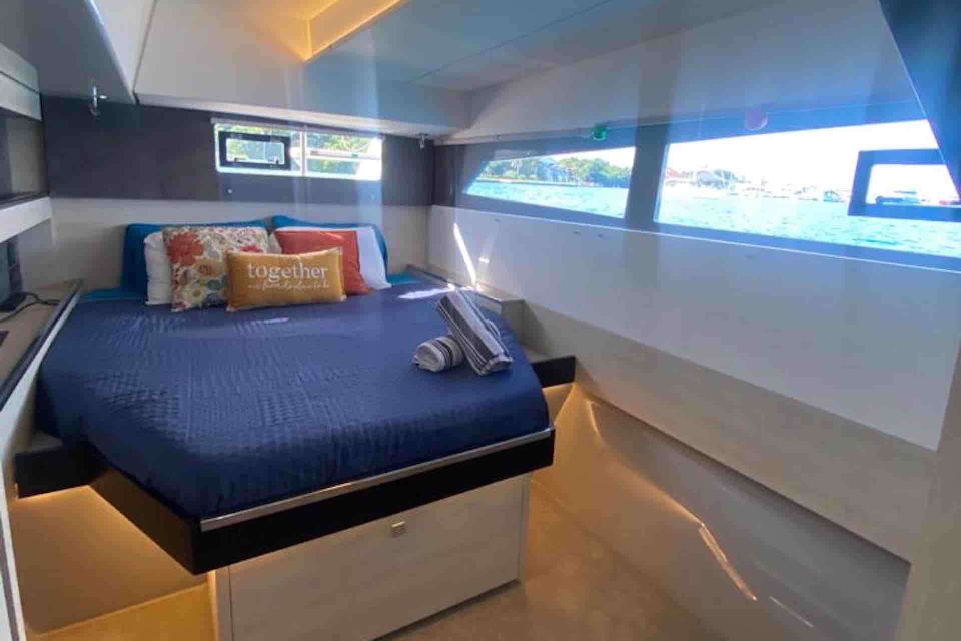 San Blas Charter catamaran bedroom 3