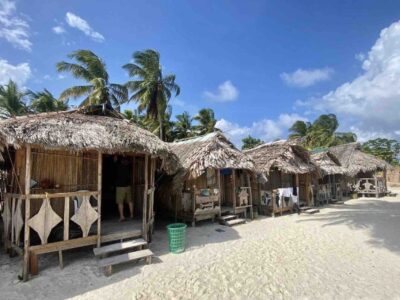 San Blas Isla Ina island beach cabins