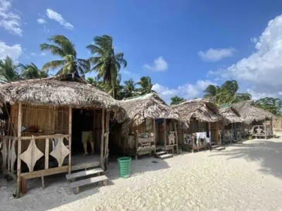 San Blas Isla Ina island beach cabins