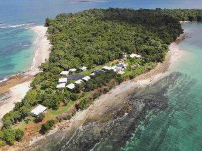 Sonny Island Resort Panama aerial view