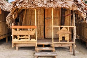 Private Cabin, Shared Bath, Sand & Wood Floor