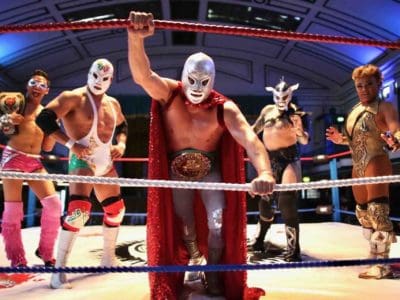 Lucha Libre wrestlers Mexico City