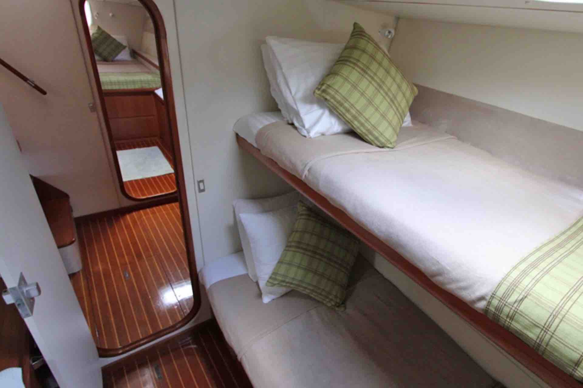 sail San Blas islands Sailing charter catamaran bunk beds