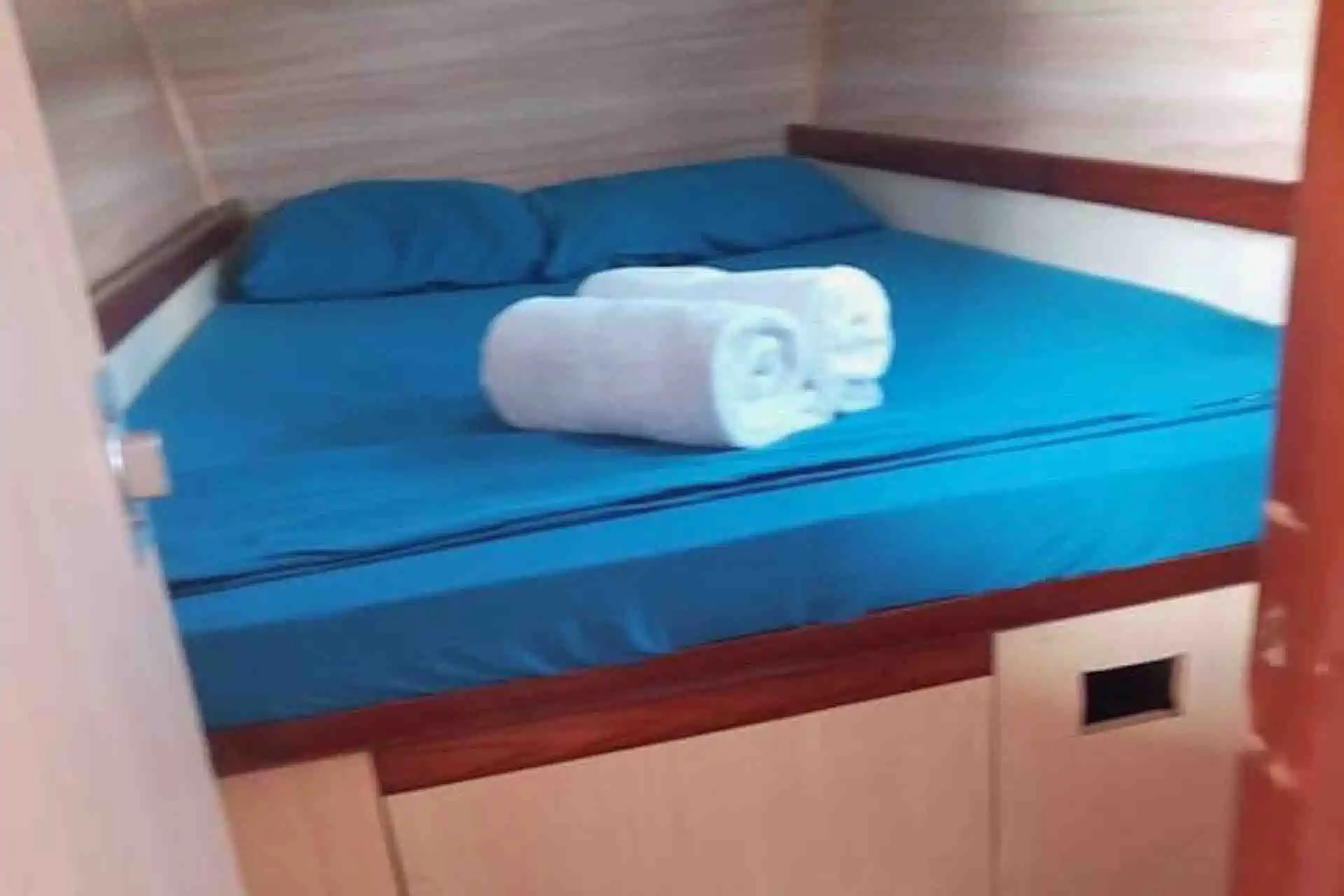San Blas catamaran charter bedroom 1