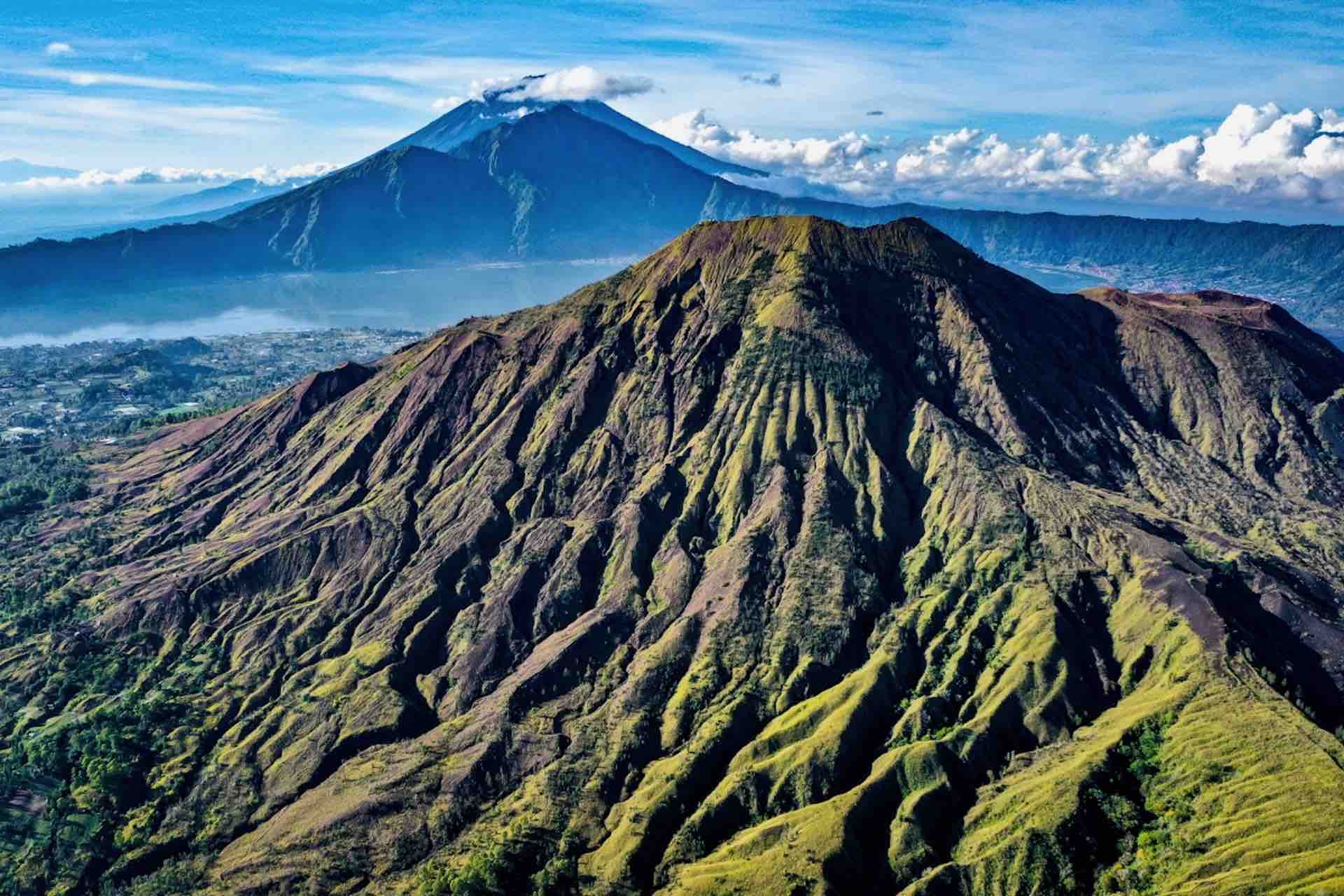 Bali Kintamani volcano mountain range