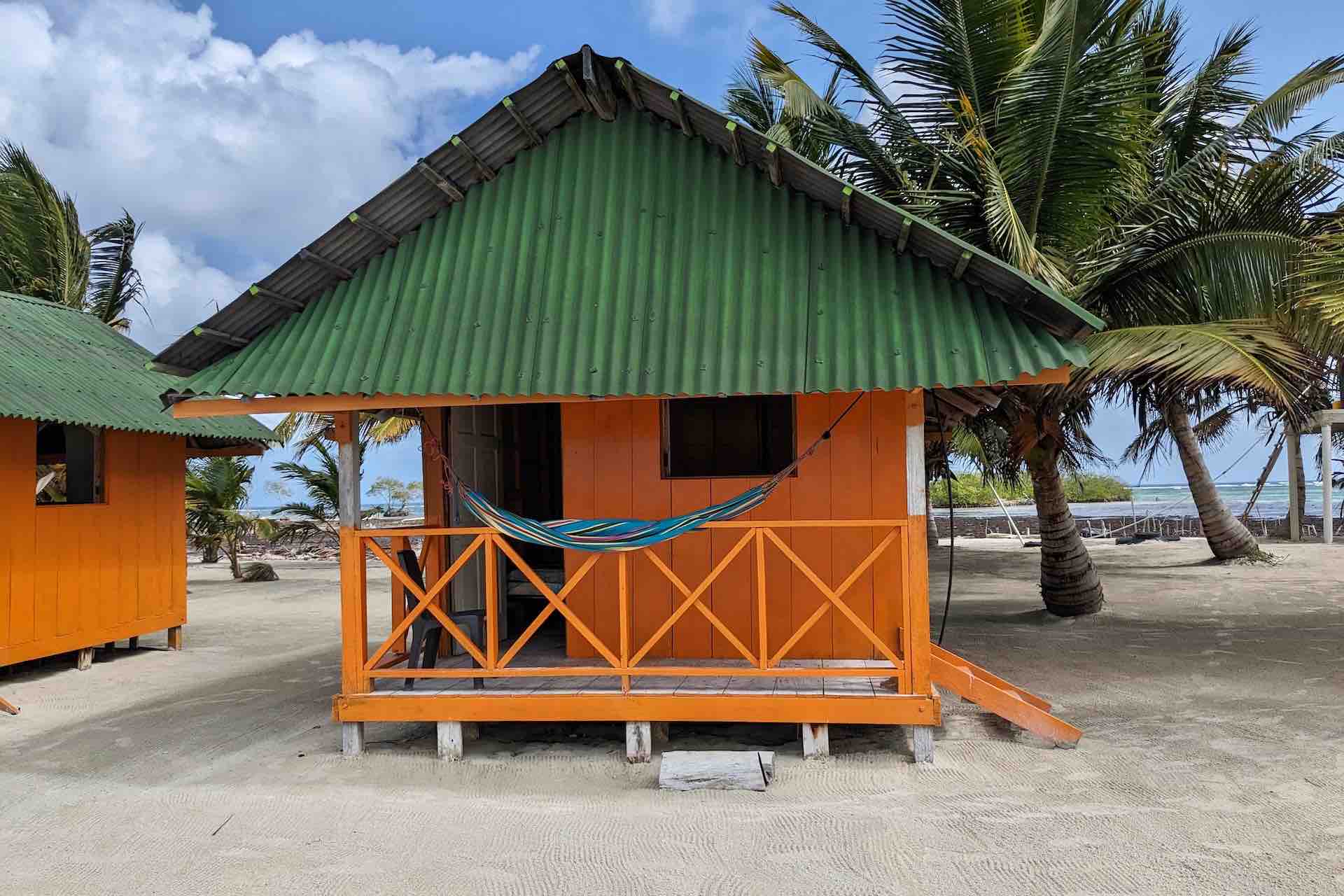 Isla Miryadup San Blas overnight package vacation island private cabins front view