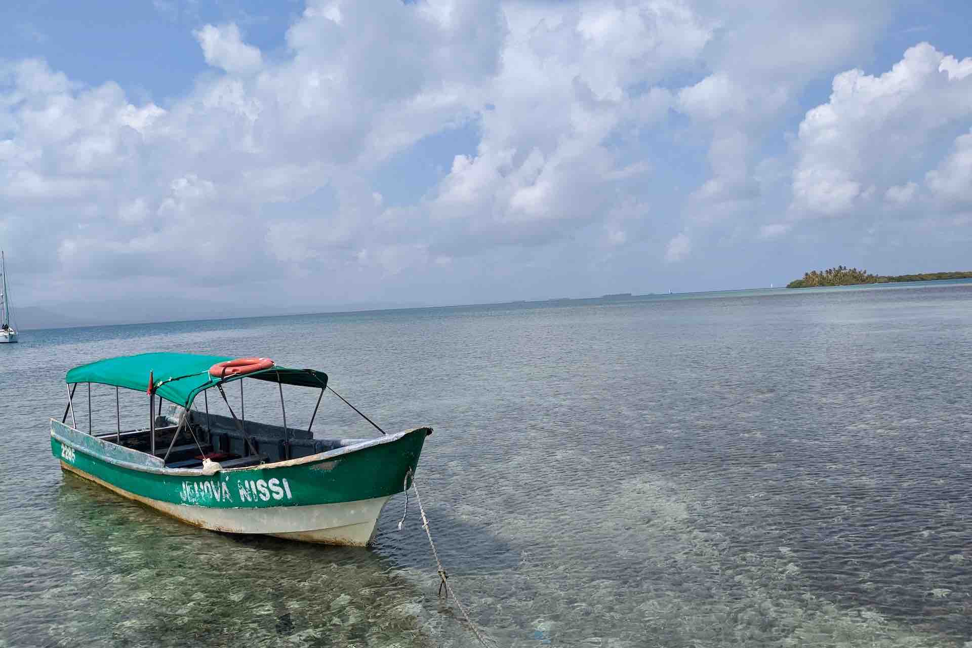 Isla Miryadup San Blas island private cabins lancha boat
