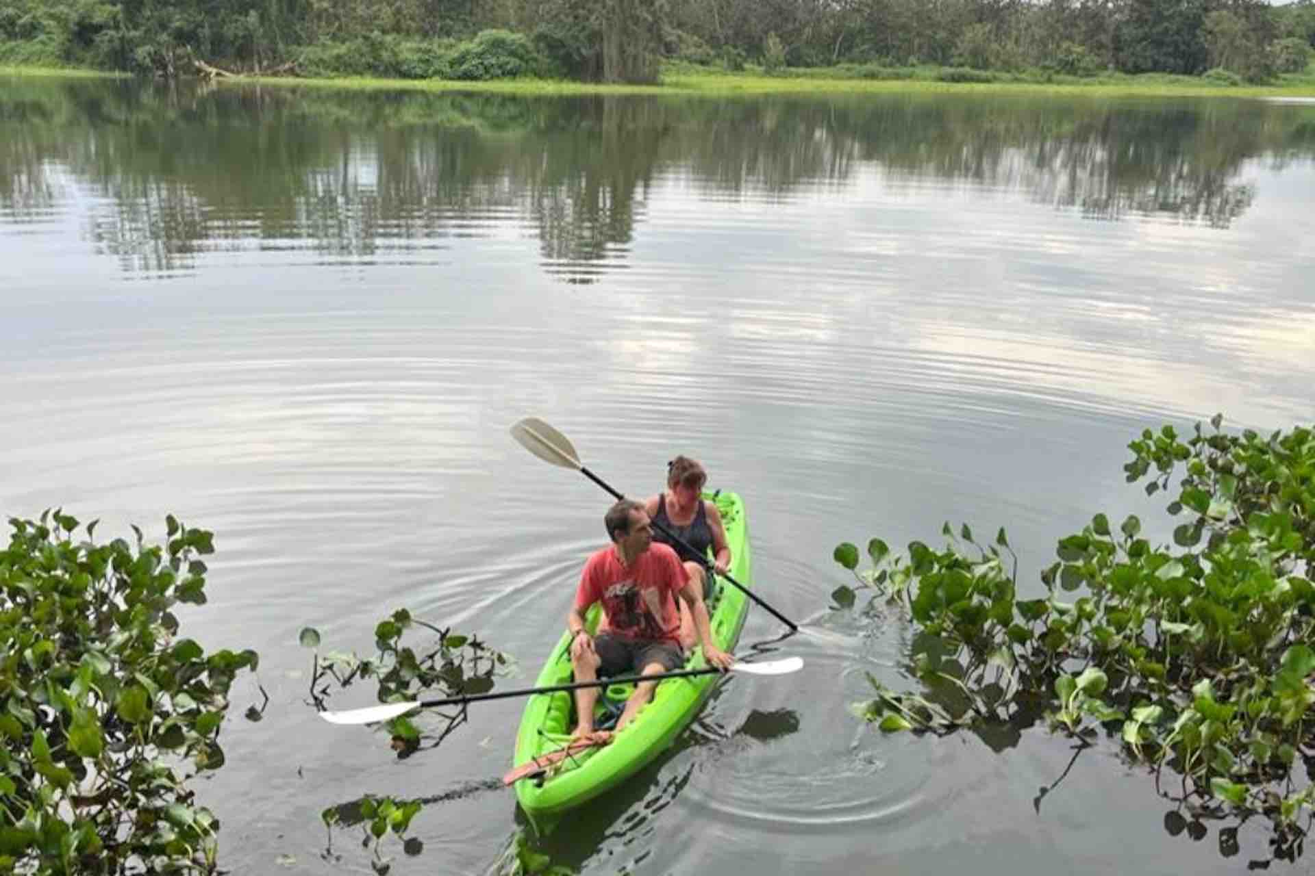 Chagres National Park guests on kayak