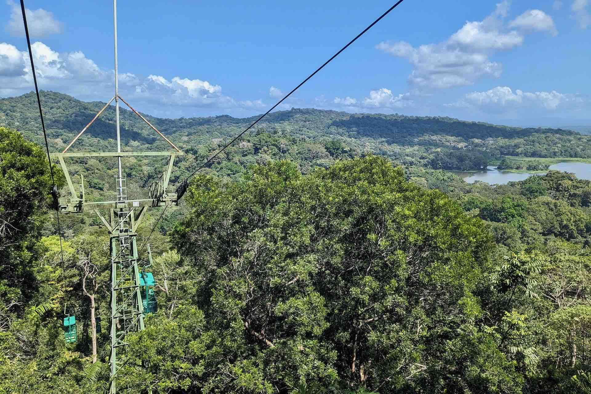 Gamboa Rainforest Resort aerial tram cable car