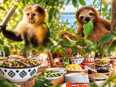Monkey, sloth and buffet lunch featured on the Gamboa Monkey Island tour