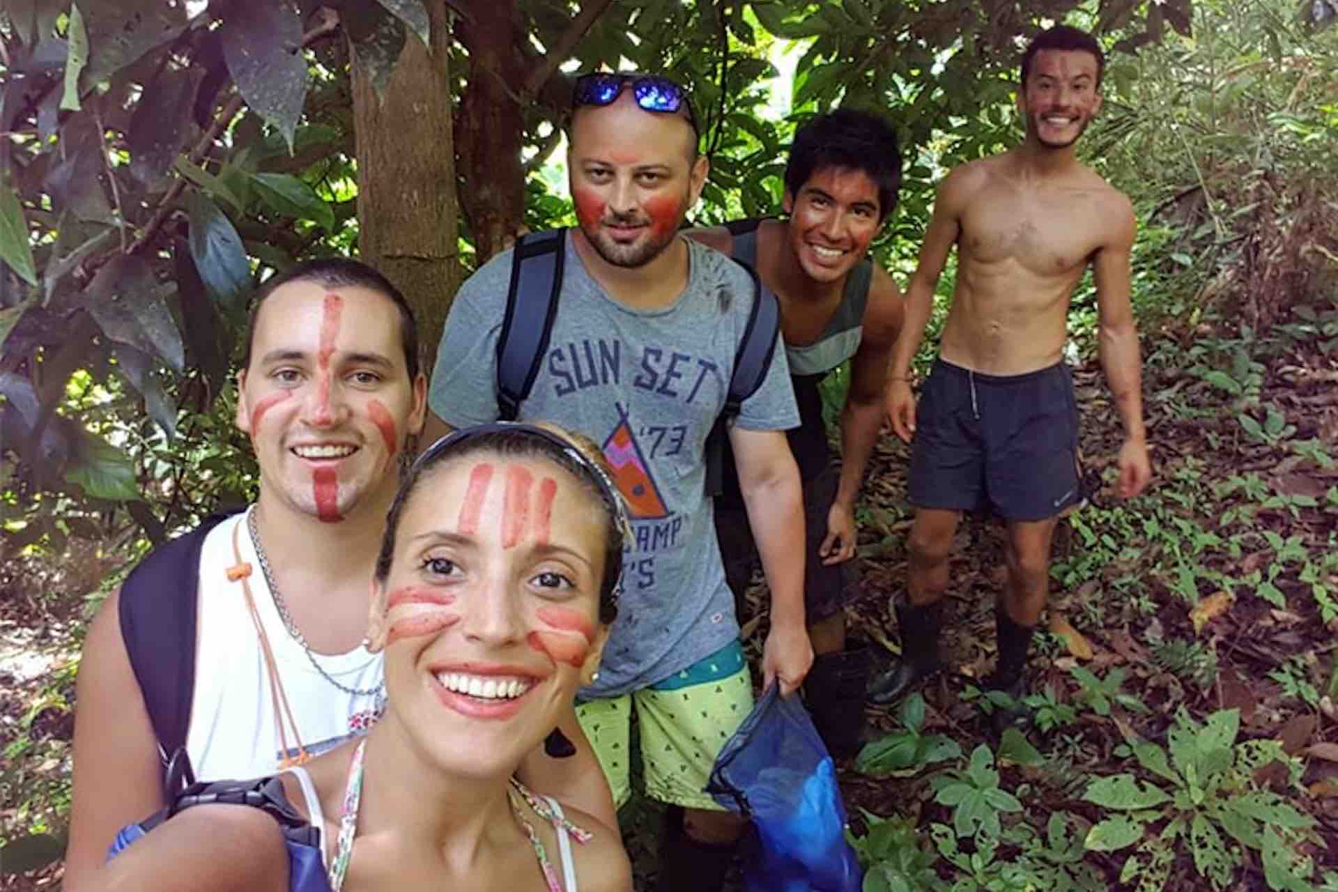Portobelo Jungle & Reef Adventure – Kayak, Trek & Snorkel Eco Tour face painting