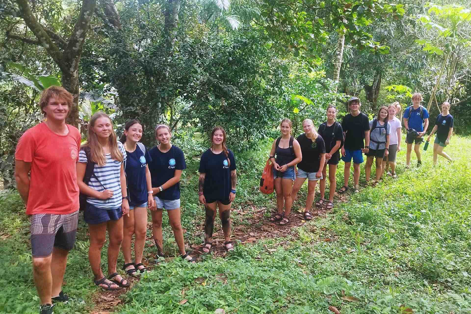 Portobelo Jungle & Reef Adventure – Kayak, Trek & Snorkel Eco Tour hiking group