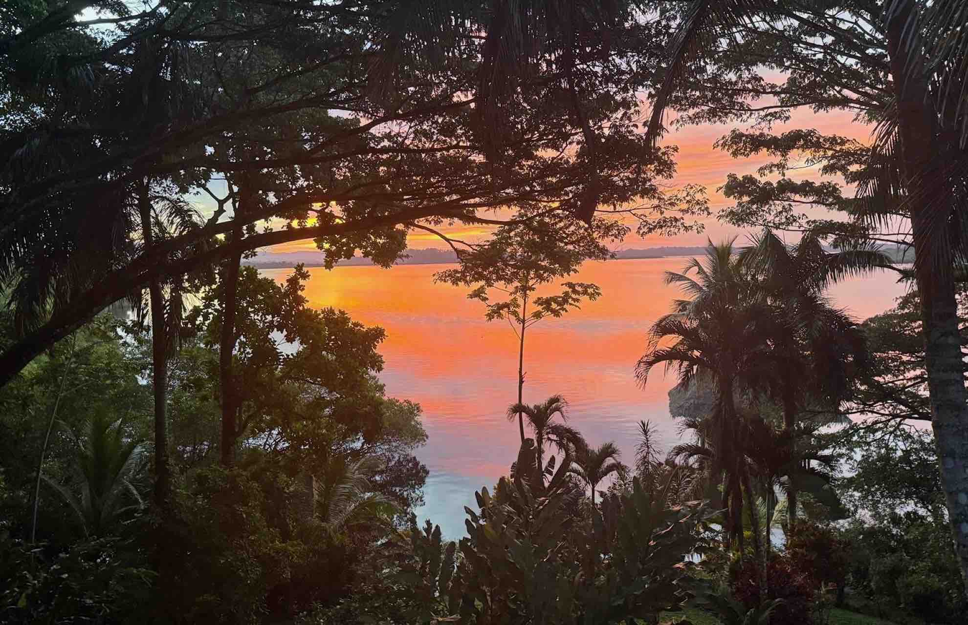 bocas del toro tour chocolate farm cacao sunset view