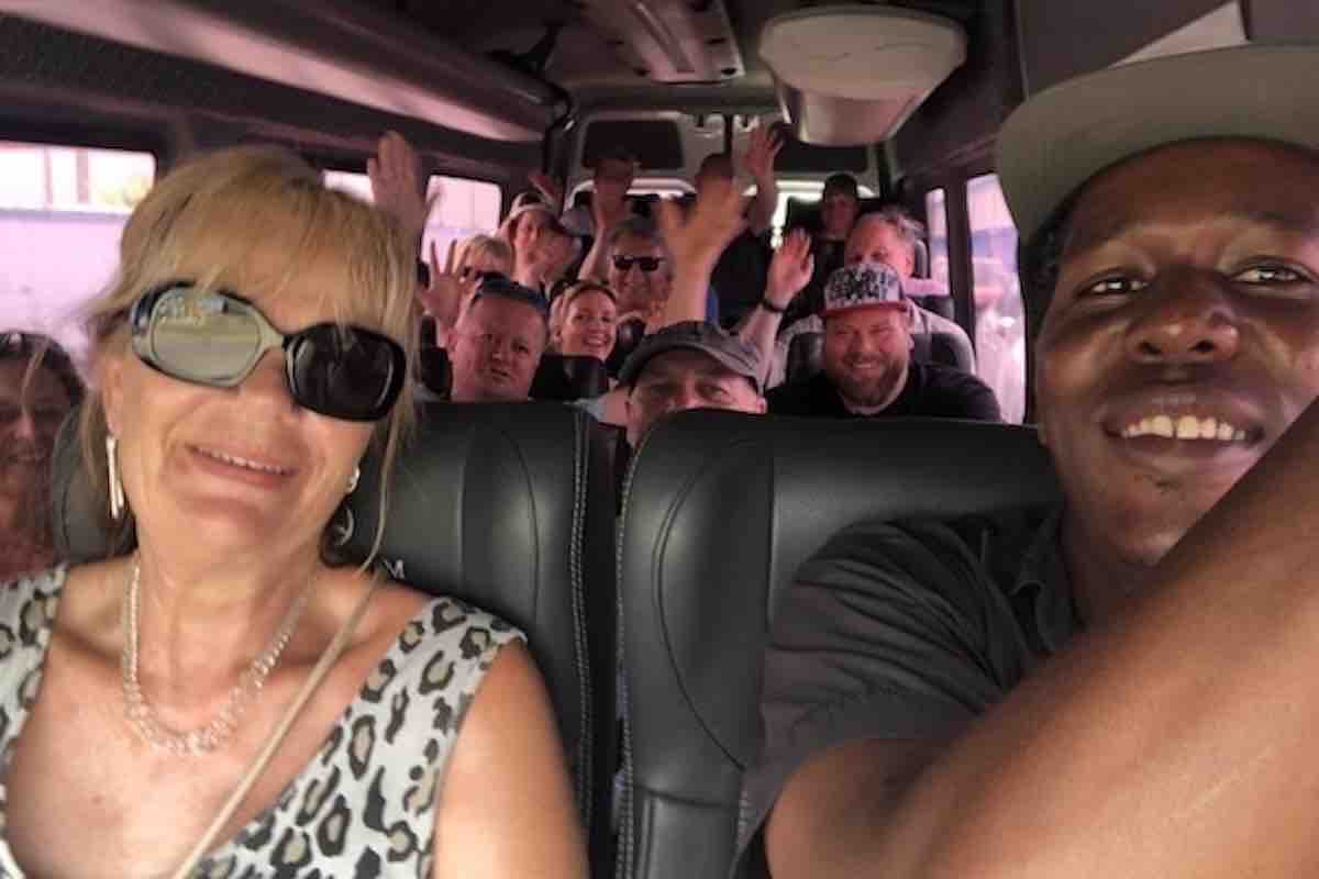 Monkey Island &Amp; Sloth Sanctuary Tour In Panama City – My Complete Experience + Tips 4 Monkey Island & Sloth Sanctuary Tour, Panama wildlife tours, Panama City tours, Panama wildlife day trips guests on tour bus