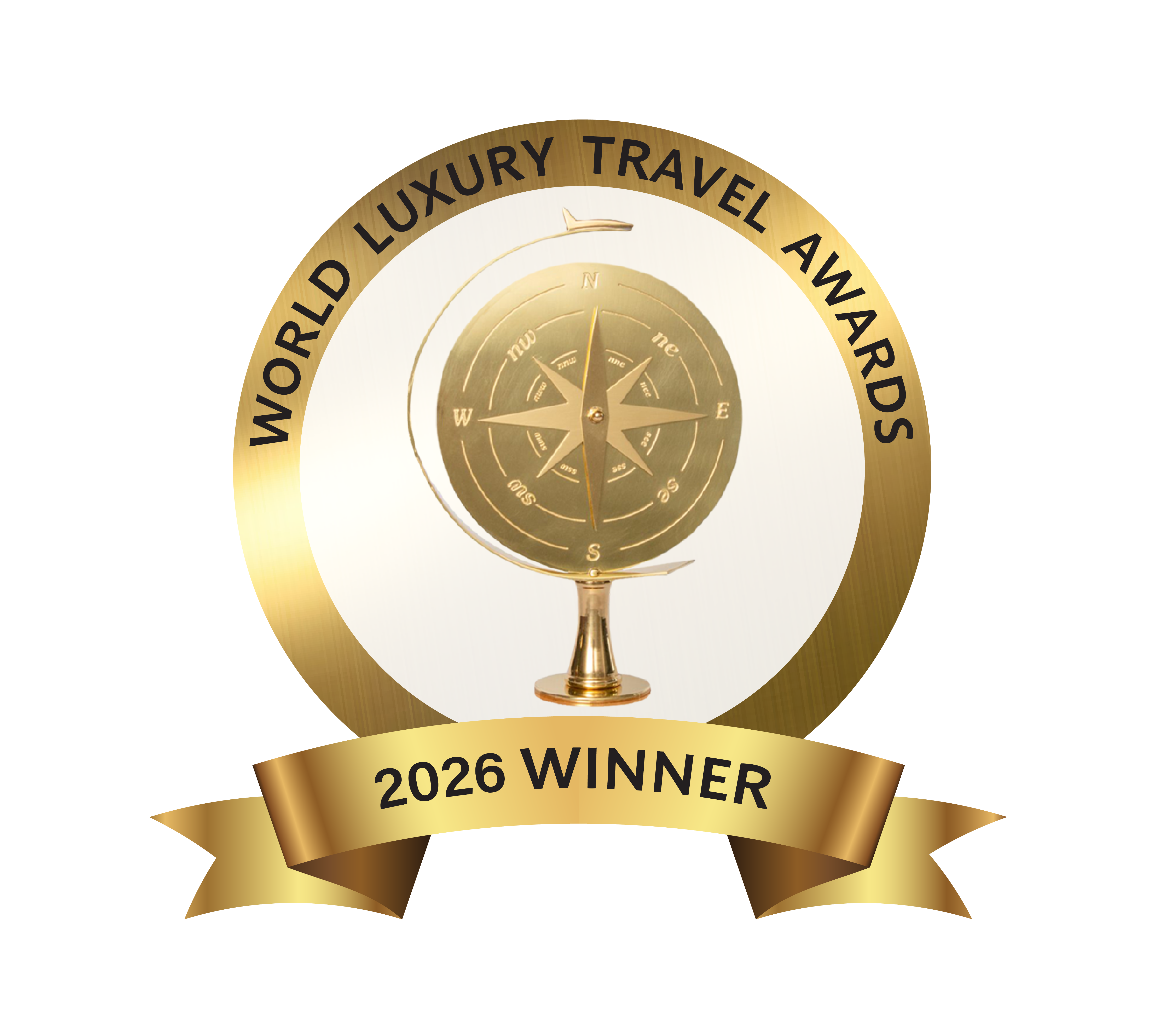World Luxury Travel Awards 2026 winner badge